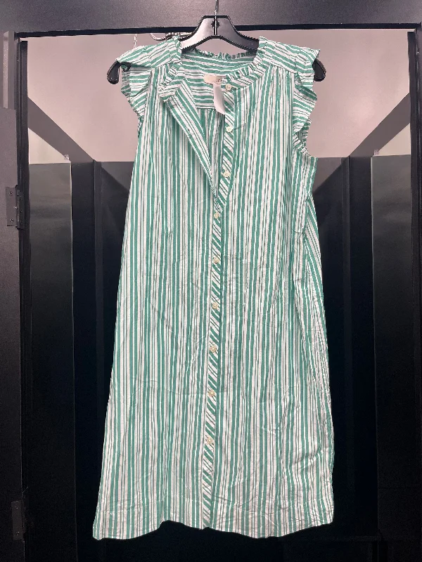 Dress Casual Maxi By Loft In Striped, Size: S