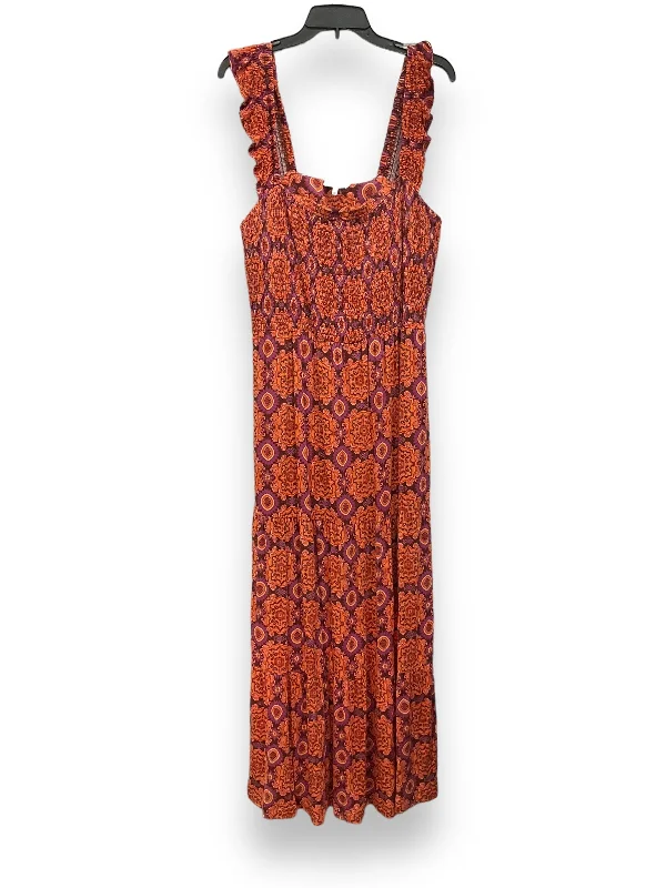 Dress Casual Maxi By Soma In Paisley Print, Size: Xl