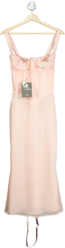 House of CB Soft Peach Syrah Dress UK XS