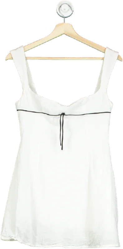 PepperMayo White Sleeveless Dress UK 8