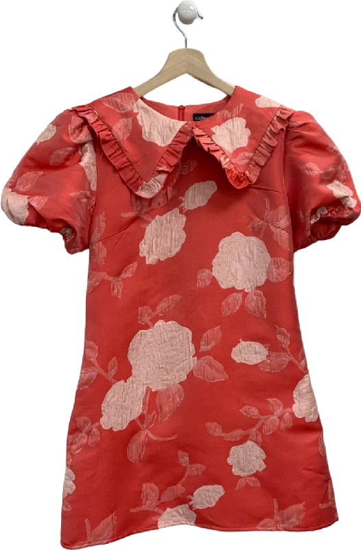 Sister Jane Floral Red Dress UK S