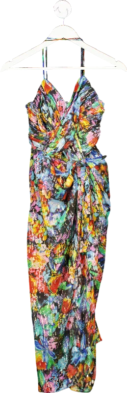 The Kooples Multicolour Floral Dress Size 1 UK 8