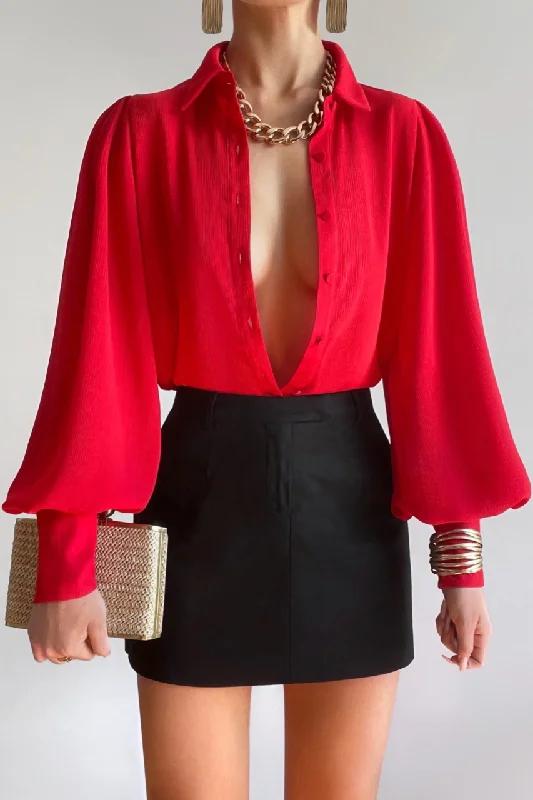 FLEETWOOD BLOUSE - RED