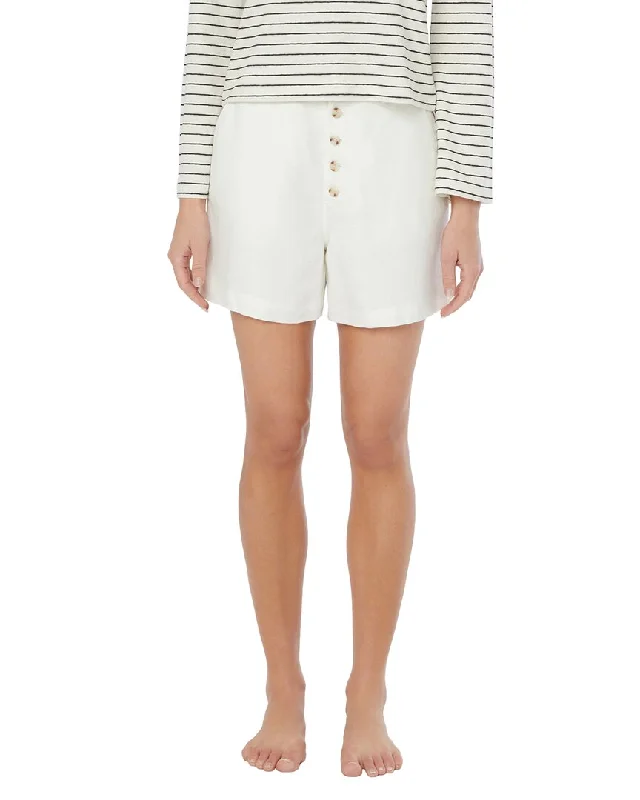 Onia Air Linen-Blend Boyfriend Short