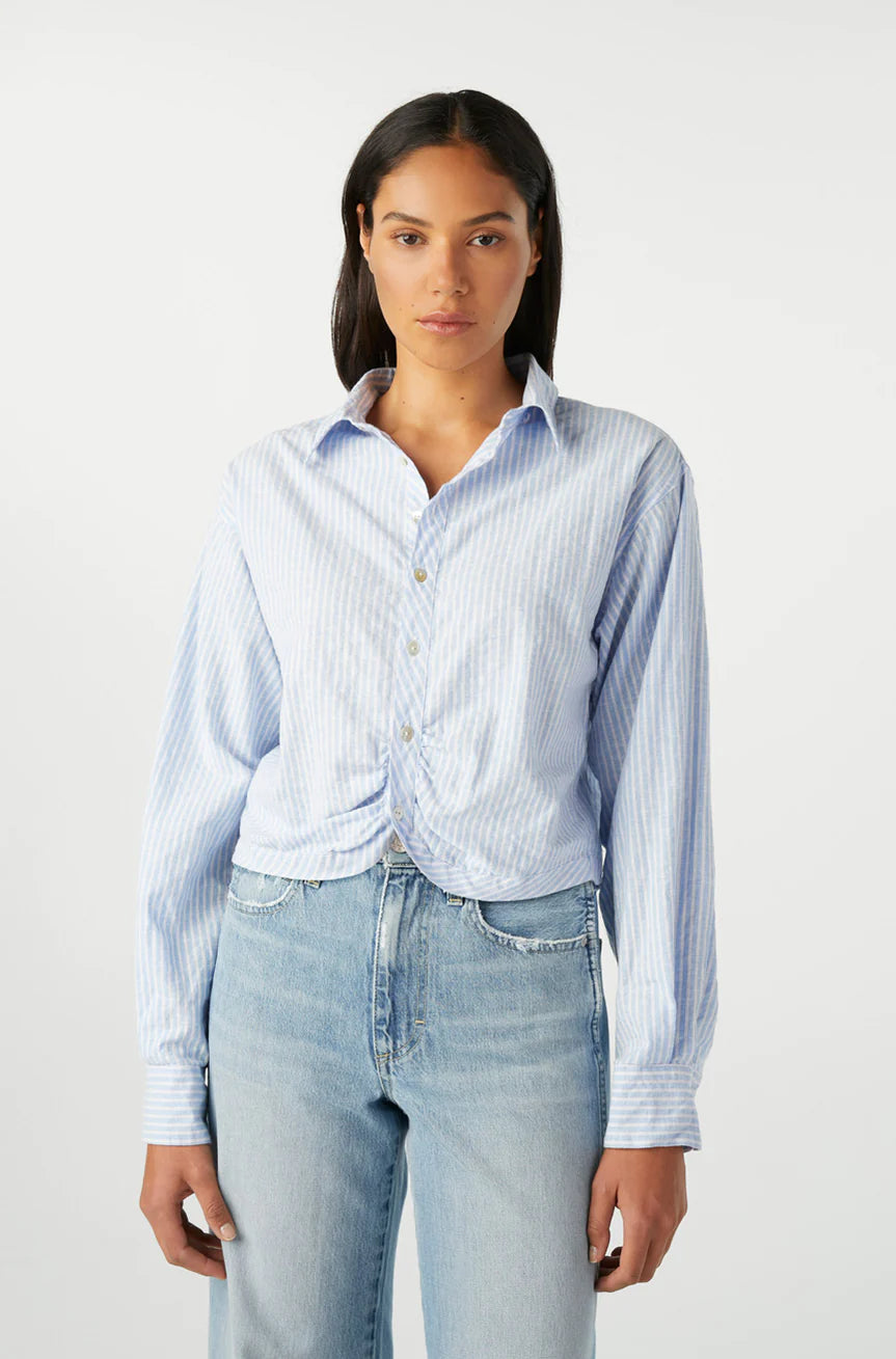 Anna Mae Shirt - Sky Blue