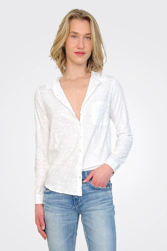 Button Down Shirt - White