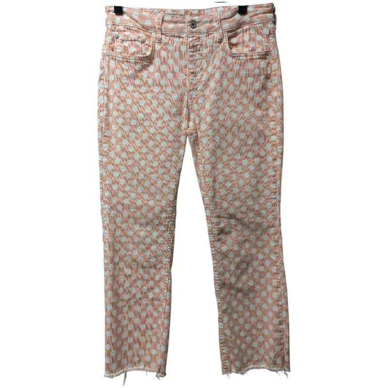 Jeans Cropped By Pilcro In Polkadot Pattern, Size: 6