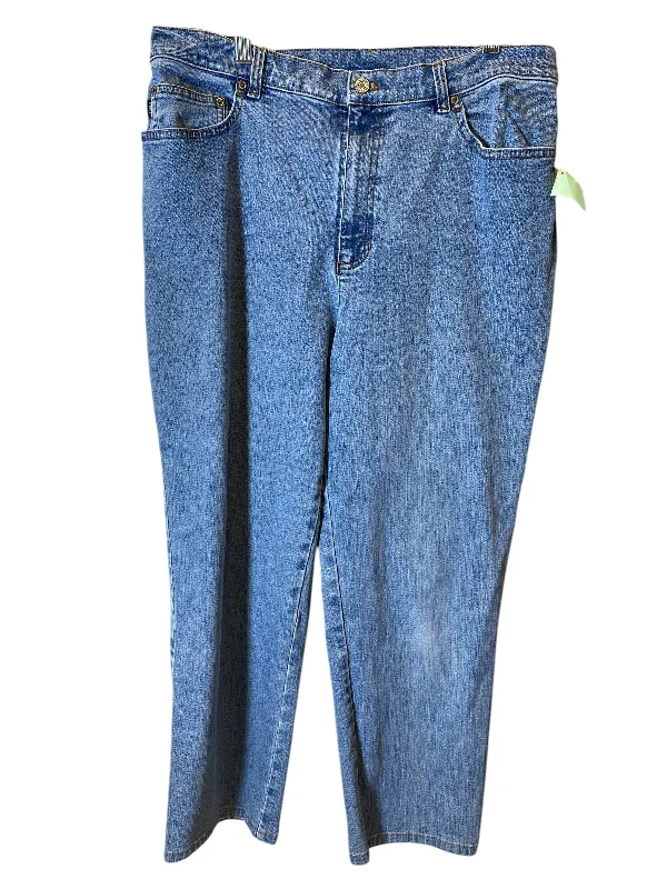 Jeans Straight By Gloria Vanderbilt In Blue, Size: 12