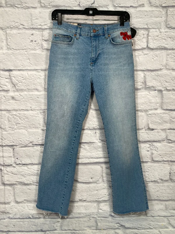 Jeans Straight By Marine Layer In Blue Denim, Size: 4