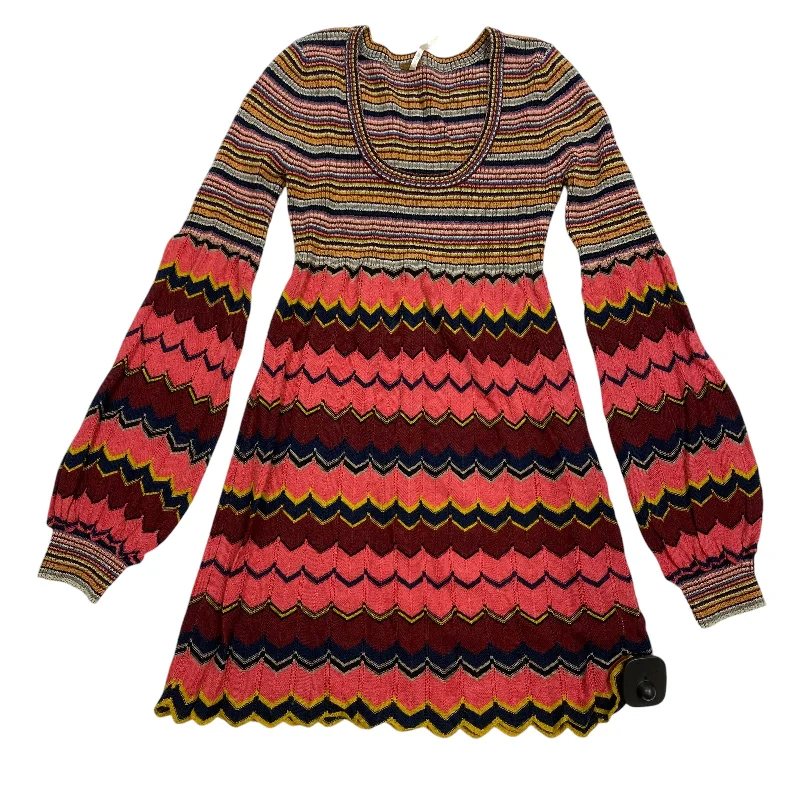 Top Long Sleeve By Free People In Multi-colored, Size: Xs