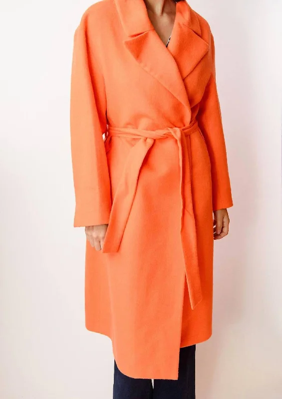 Kylie Coat In Orange