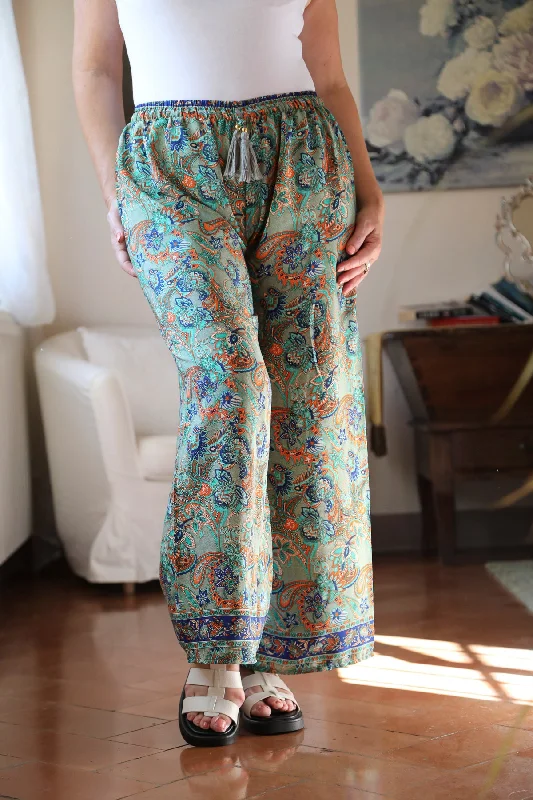 Bonita Boho Trousers Kiwi