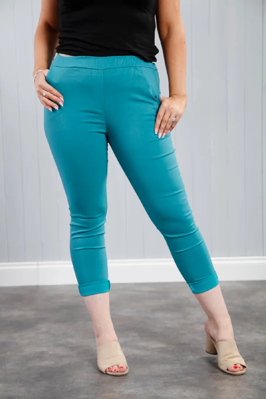 Ellie Elasticated Jegging Teal