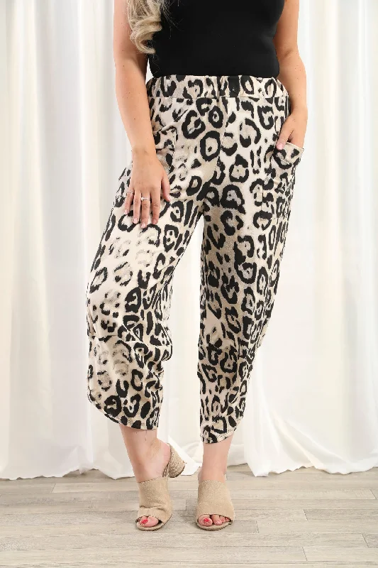 Leopard Print Trousers