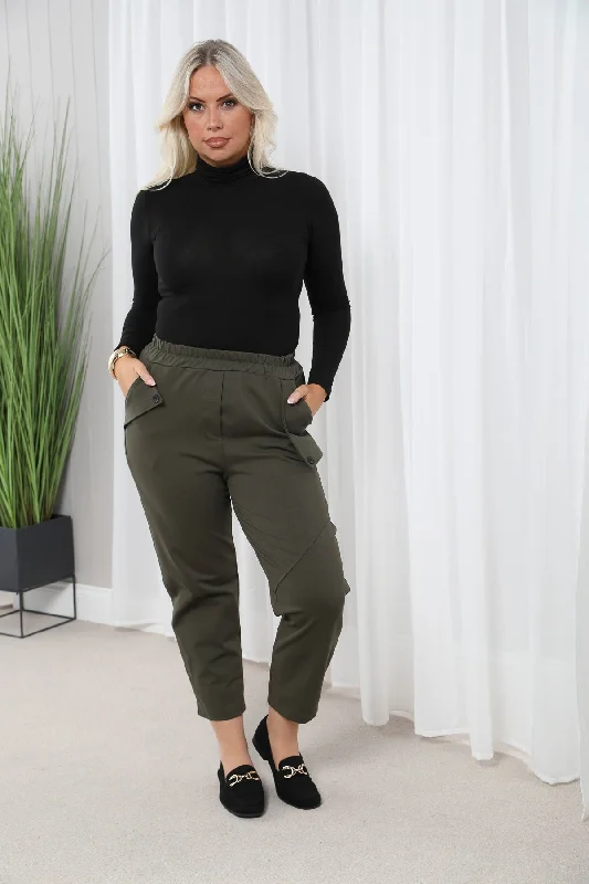 Amalfi Trousers Khaki