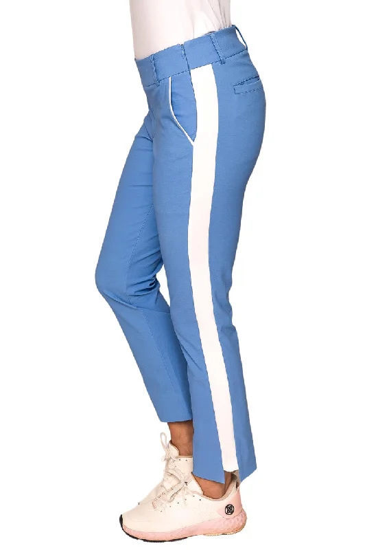 Zoo Blue Stretch Ankle Pant